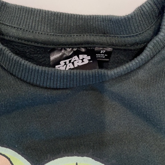 BABY YODA/STAR WARS KIDS SWEATSHIRT - Picture 5 of 7